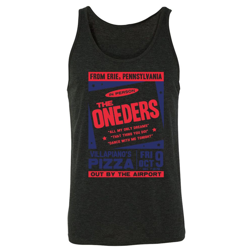 Unisex Jersey Tank - V2W6E9W3 - Charcoal Black Triblend - 5