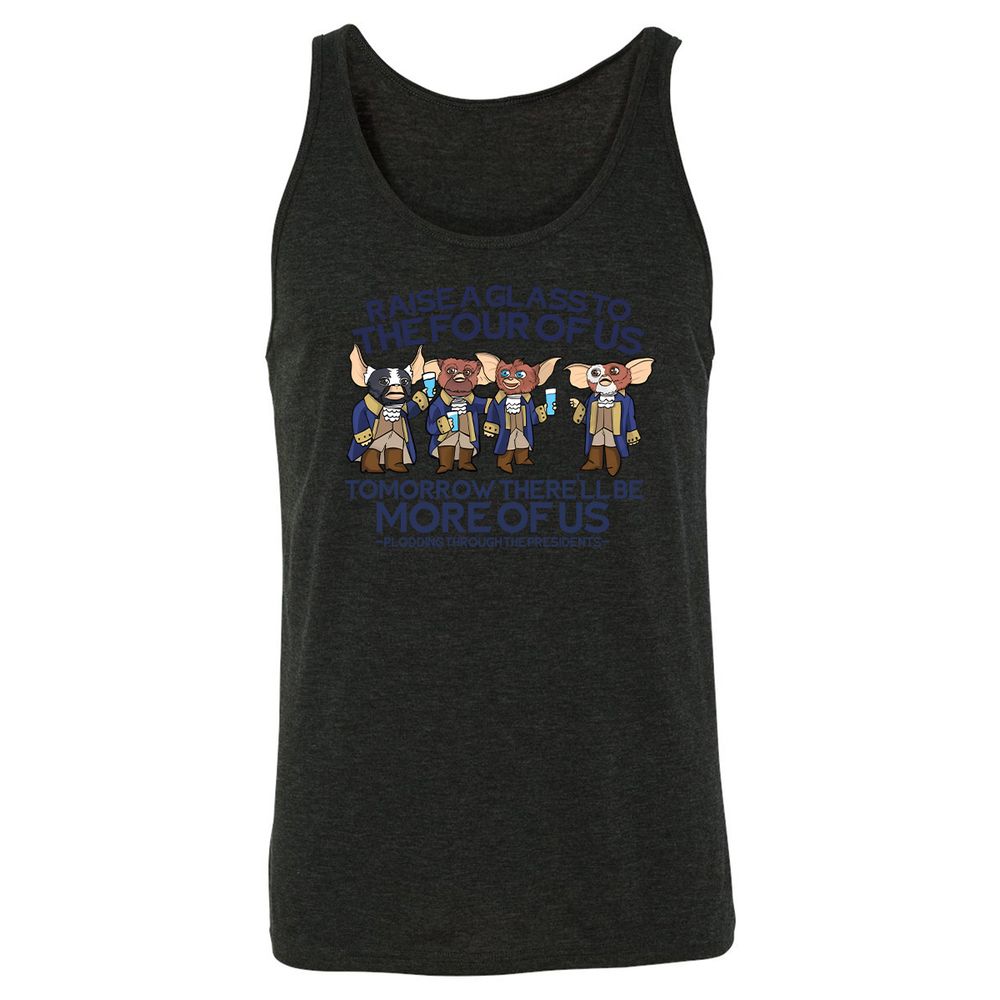 Unisex Jersey Tank - B8EBB3YV - Charcoal Black Triblend - 5