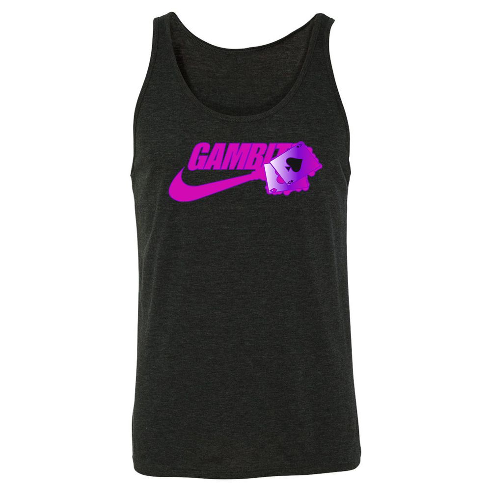 Unisex Jersey Tank - 4H2M3EPD - Charcoal Black Triblend - 5