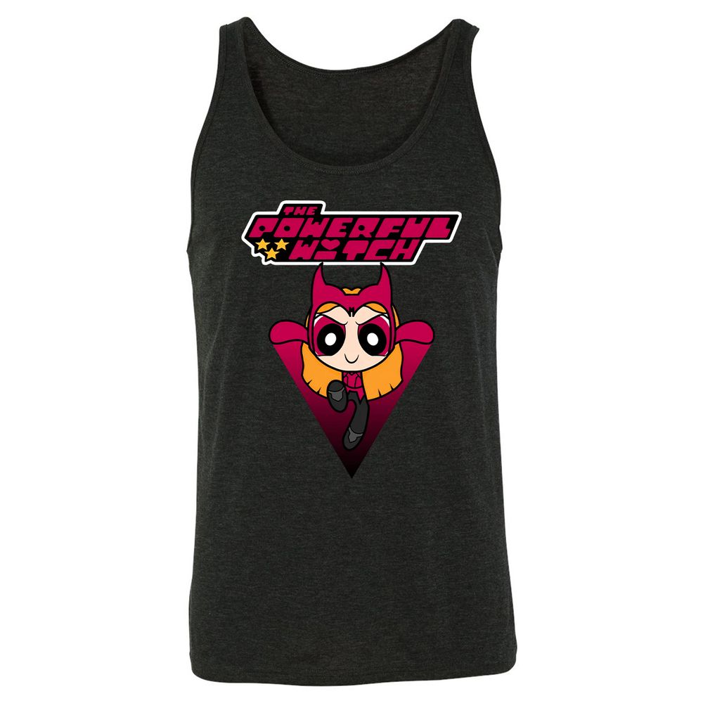 Unisex Jersey Tank - 9L5S8KL1 - Charcoal Black Triblend - 5