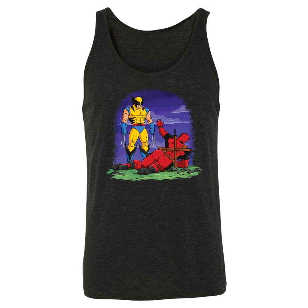 Unisex Jersey Tank - QK3689S7 - Charcoal Black Triblend - 5