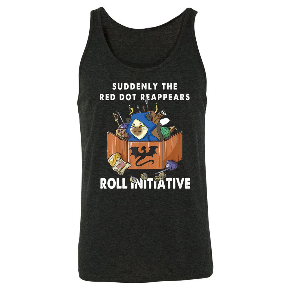 Unisex Jersey Tank - WMPCPYLK - Charcoal Black Triblend - 5