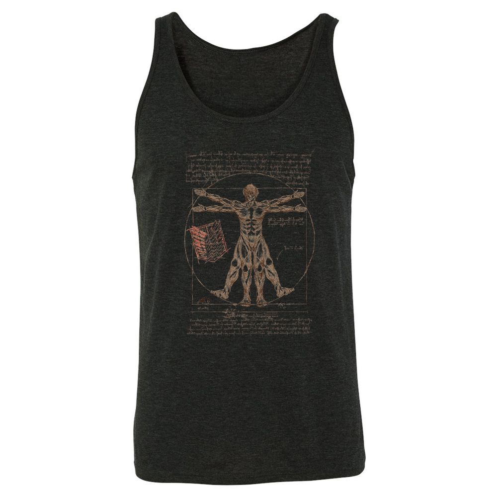 Unisex Jersey Tank - XXXHLWBJ - Charcoal Black Triblend - 5