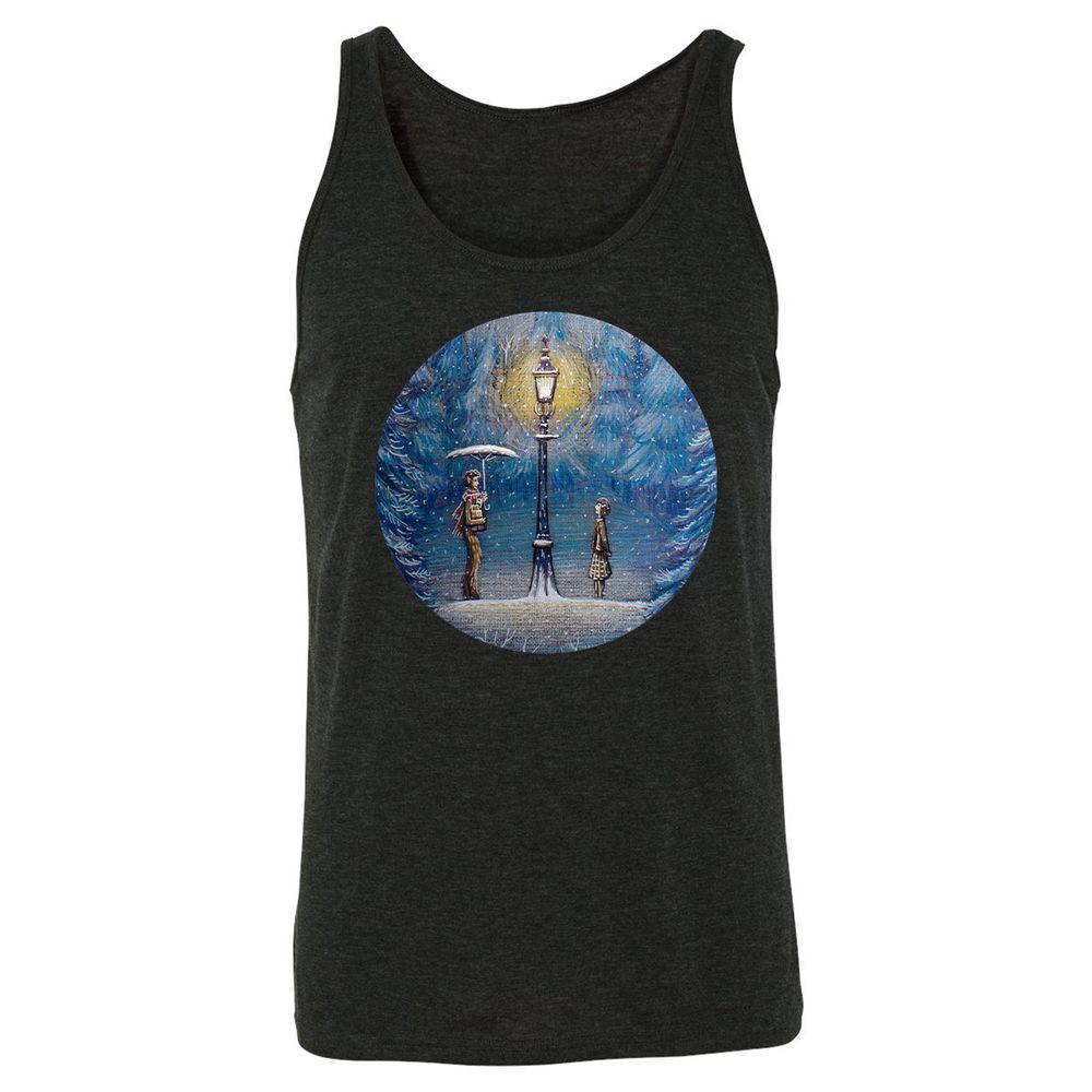 Unisex Jersey Tank - U6QP4DLT - Charcoal Black Triblend - 5