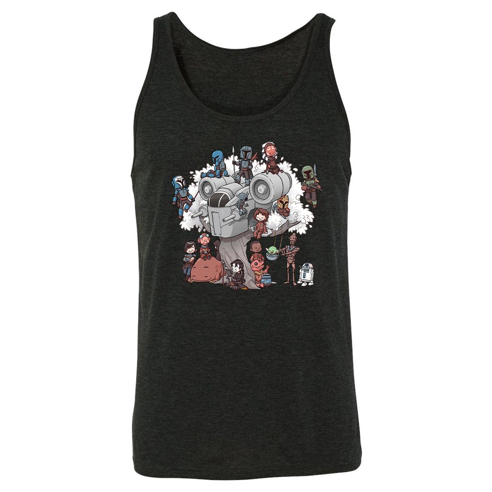 Unisex Jersey Tank - GY1YE2XD - Charcoal Black Triblend - 5