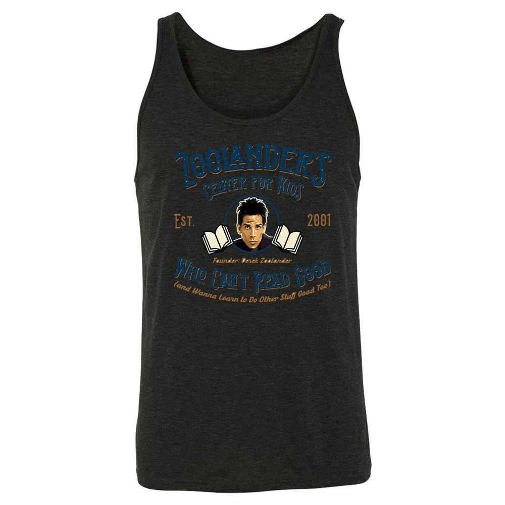 Unisex Jersey Tank - L21ZZRA6 - Charcoal Black Triblend - 5