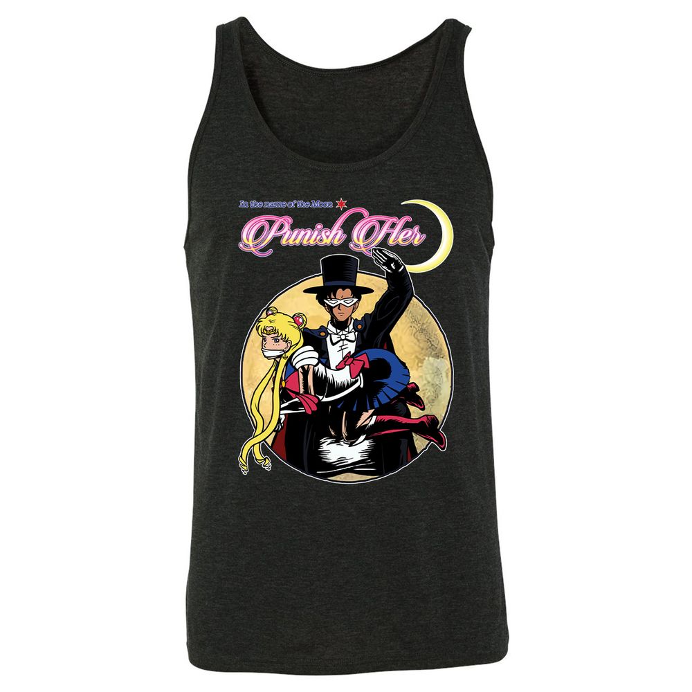 Unisex Jersey Tank - C7UDRA3D - Charcoal Black Triblend - 5