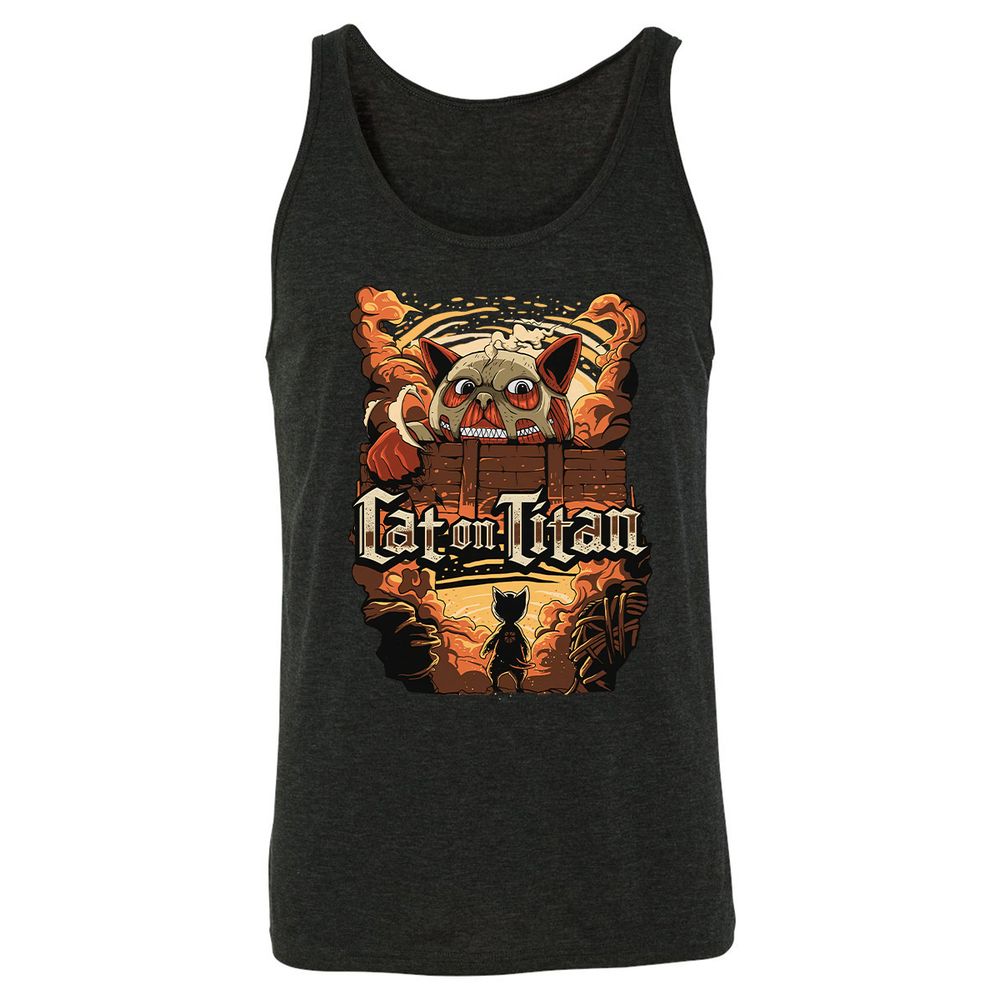 Unisex Jersey Tank - 268HVN9S - Charcoal Black Triblend - 5