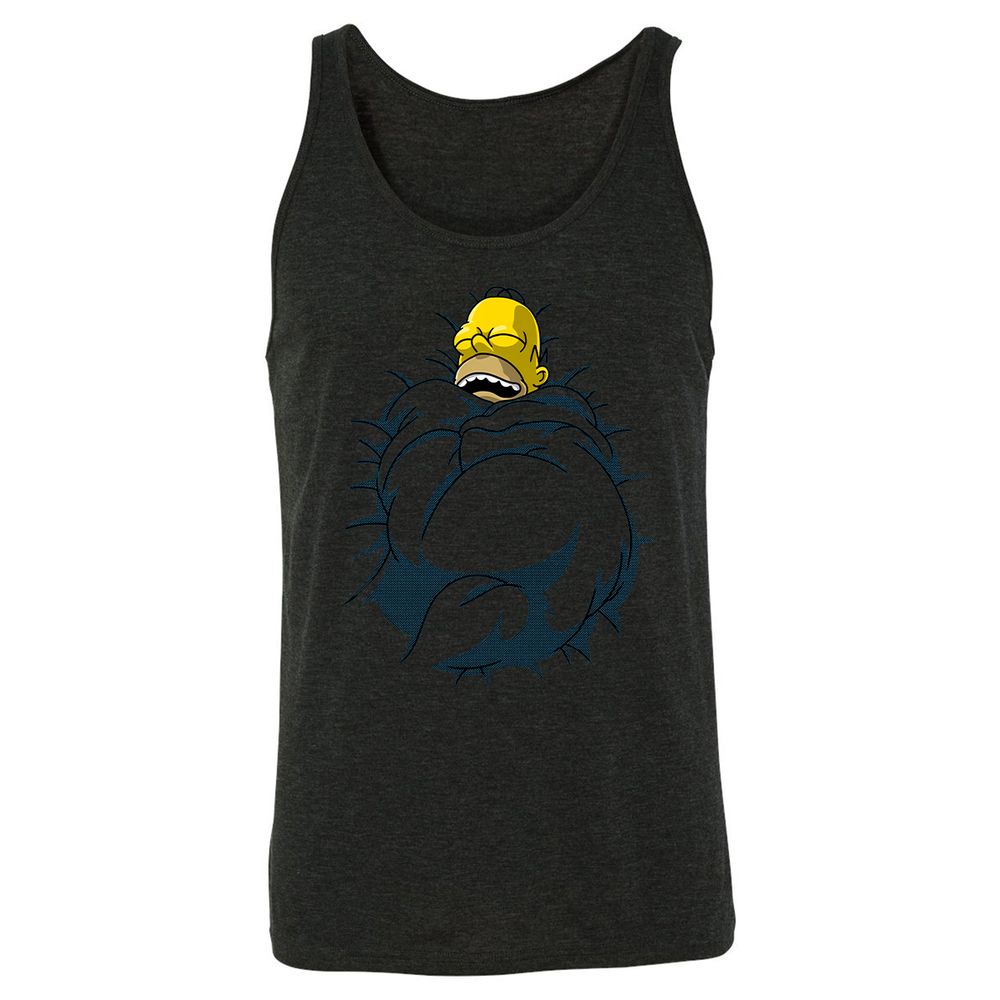 Unisex Jersey Tank - UEYWUABH - Charcoal Black Triblend - 5