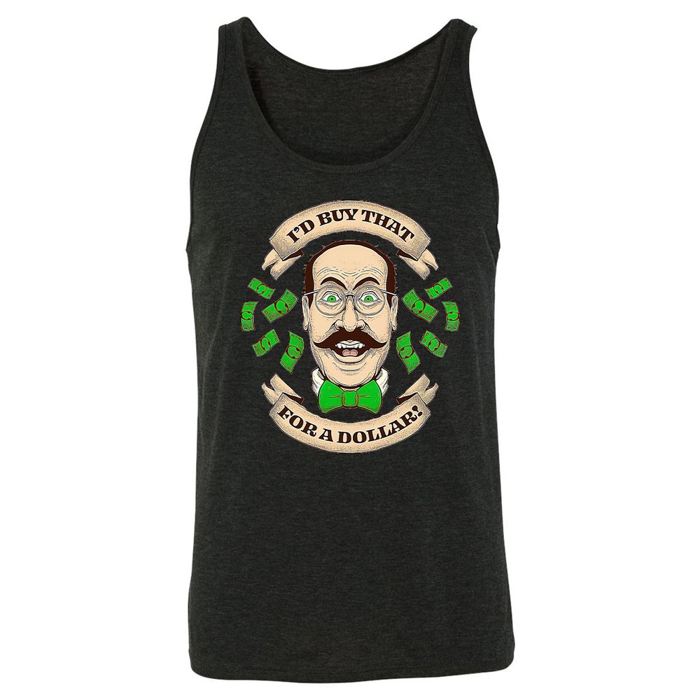 Unisex Jersey Tank - SUJ76XQH - Charcoal Black Triblend - 5
