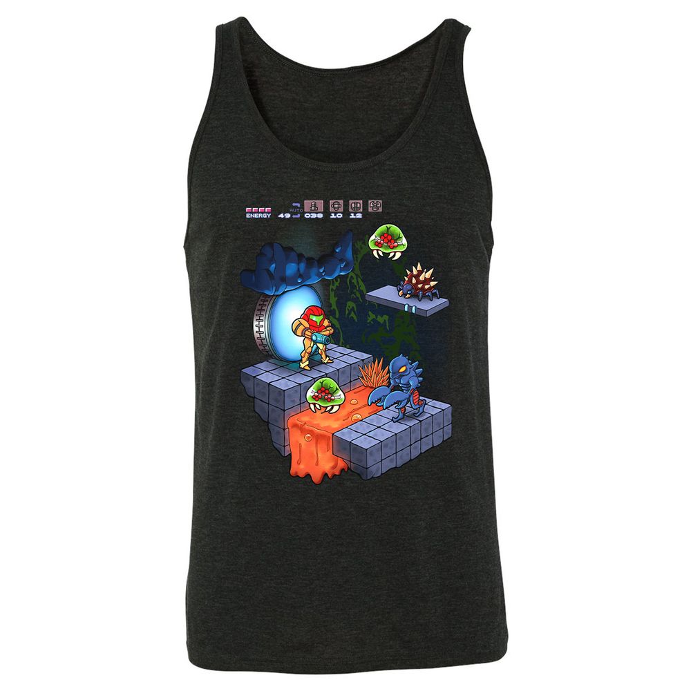 Unisex Jersey Tank - KAZ9WR86 - Charcoal Black Triblend - 5