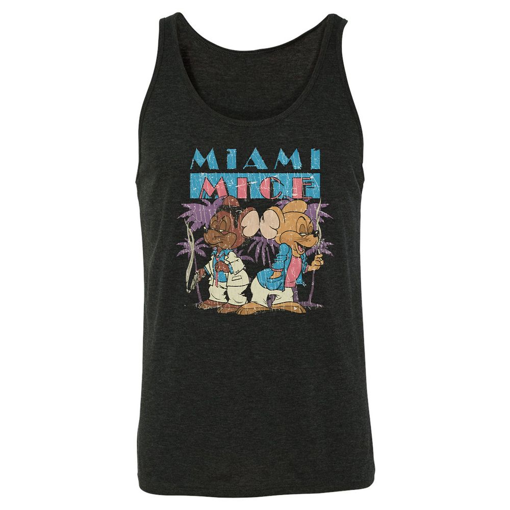 Unisex Jersey Tank - HNREZE1F - Charcoal Black Triblend - 5
