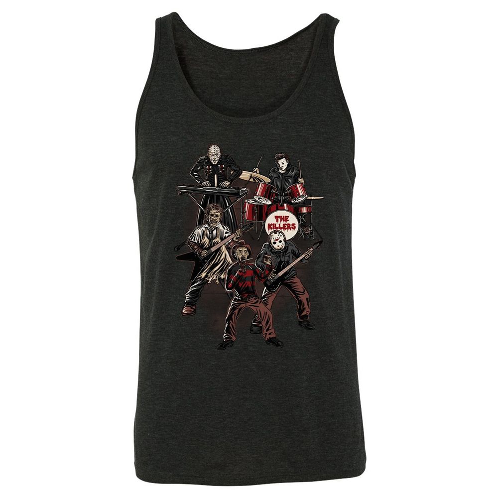 Unisex Jersey Tank - JJAAJL1Y - Charcoal Black Triblend - 5