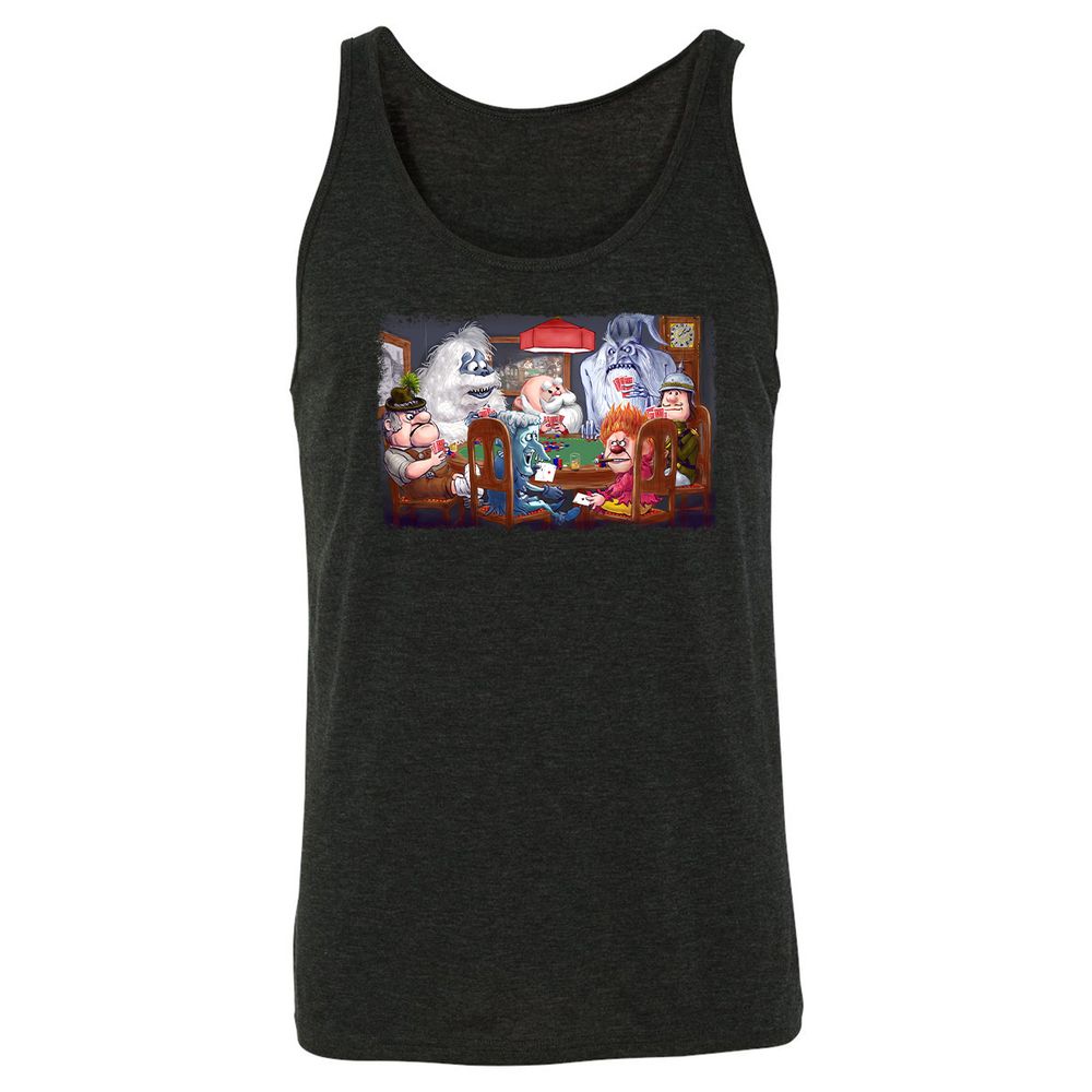 Unisex Jersey Tank - HHMSB7BV - Charcoal Black Triblend - 5