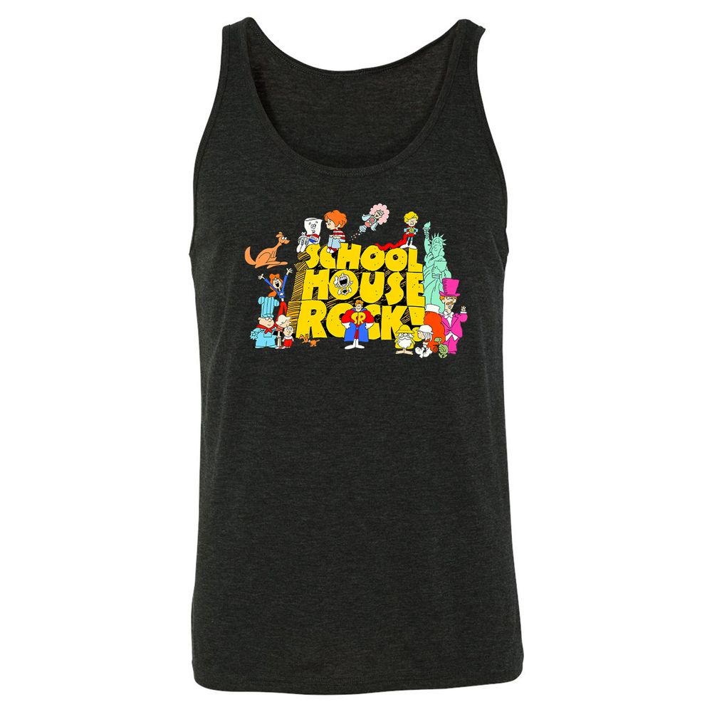 Unisex Jersey Tank - HT9CC8LD - Charcoal Black Triblend - 5