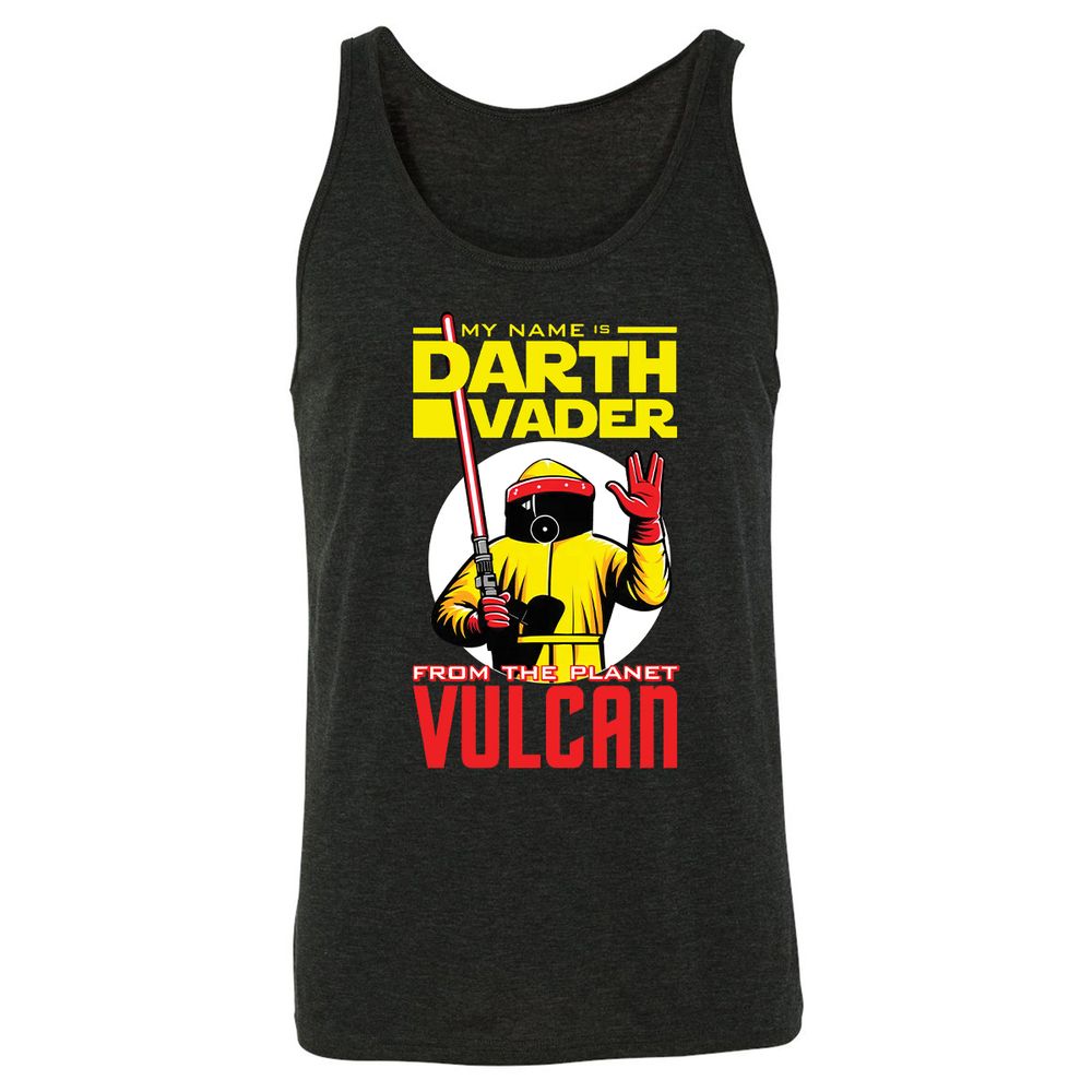 Unisex Jersey Tank - XEF7GZUP - Charcoal Black Triblend - 5