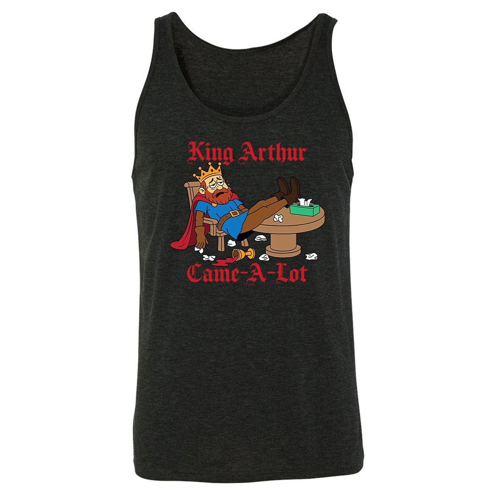 Arthur Came A Lot - Charcoal Black Triblend - 5