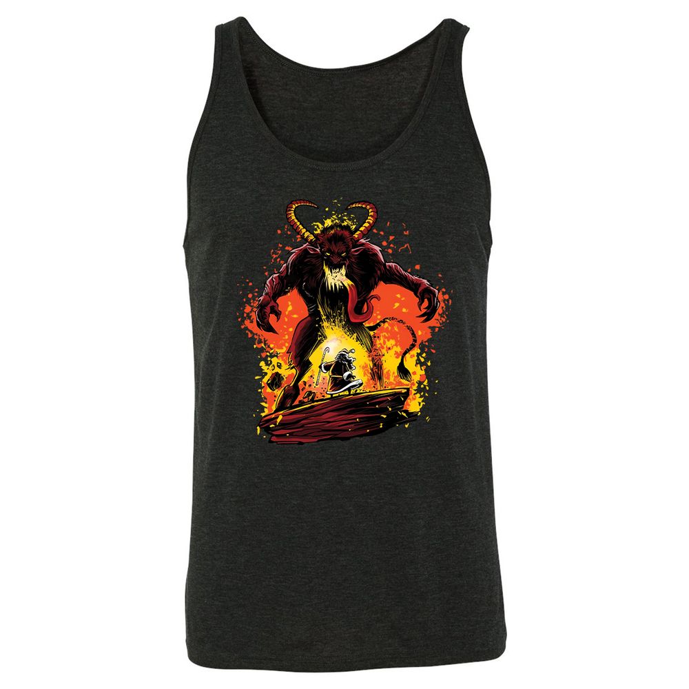 Unisex Jersey Tank - 9DMWQJN1 - Charcoal Black Triblend - 5