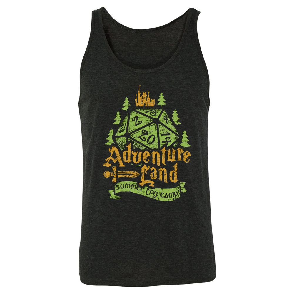 Unisex Jersey Tank - JZJTTD88 - Charcoal Black Triblend - 5