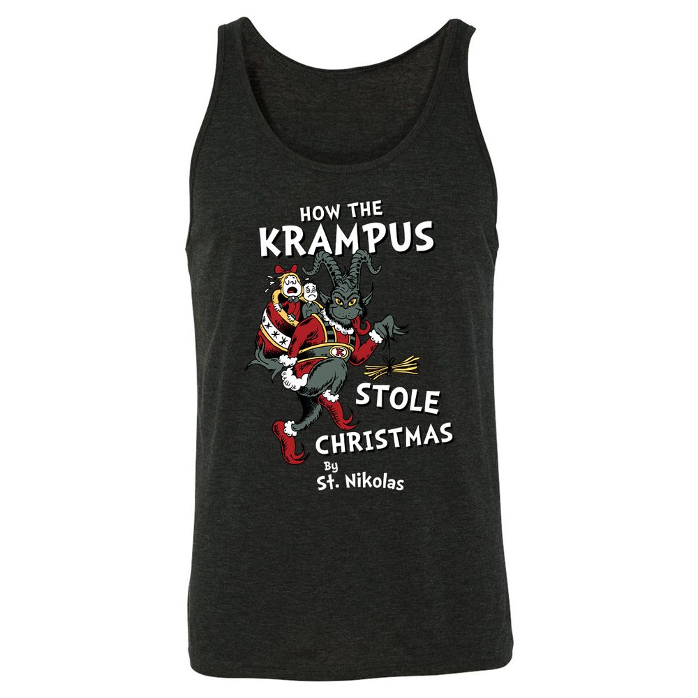 Unisex Jersey Tank - 1GGTMXT4 - Charcoal Black Triblend - 5
