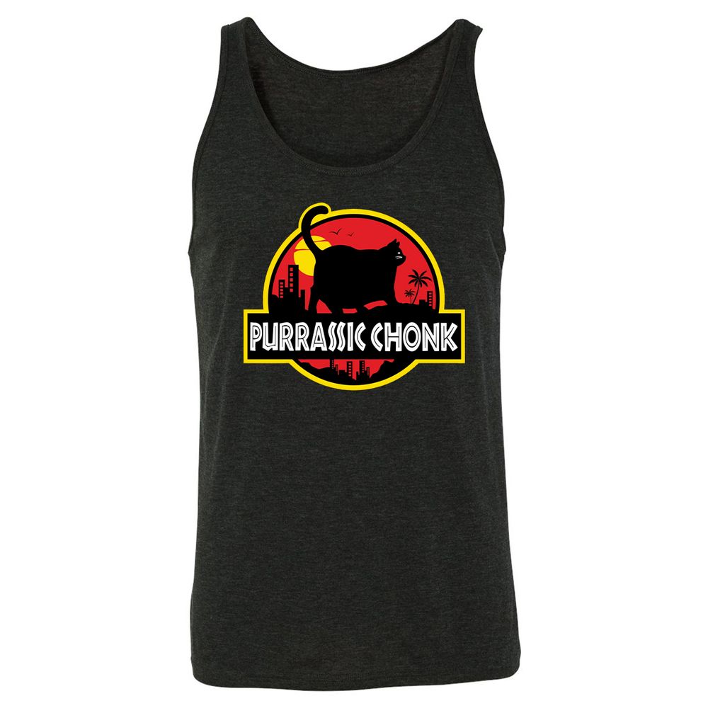 Unisex Jersey Tank - 4RQL22WR - Charcoal Black Triblend - 5