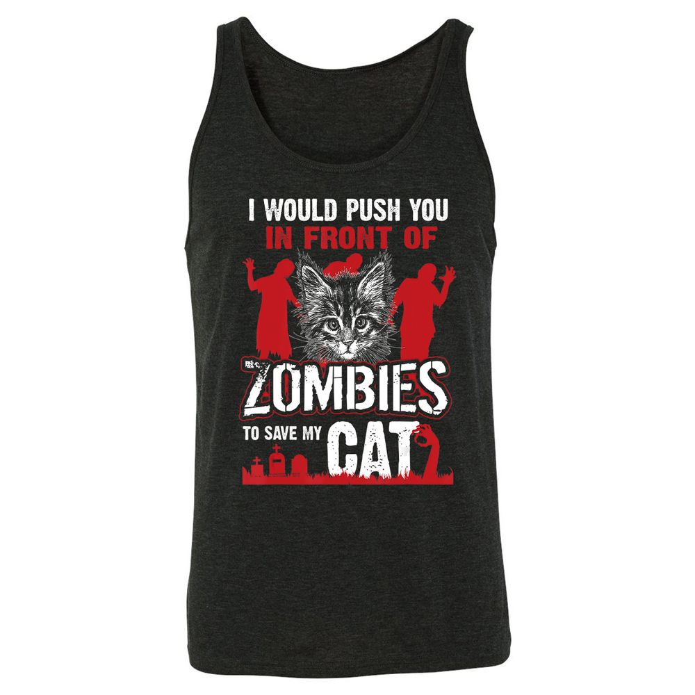 Unisex Jersey Tank - NMT9W4B4 - Charcoal Black Triblend - 5