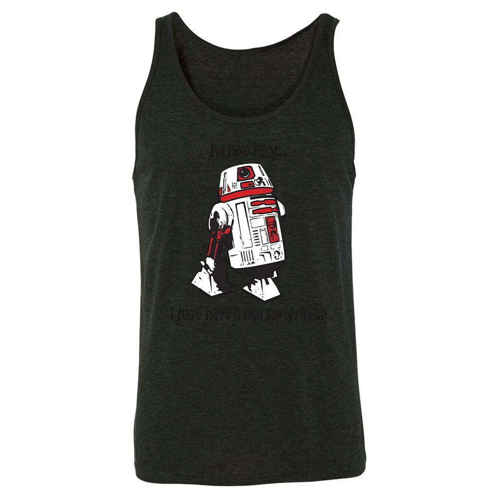 Unisex Jersey Tank - 74GEMP9F - Charcoal Black Triblend - 5