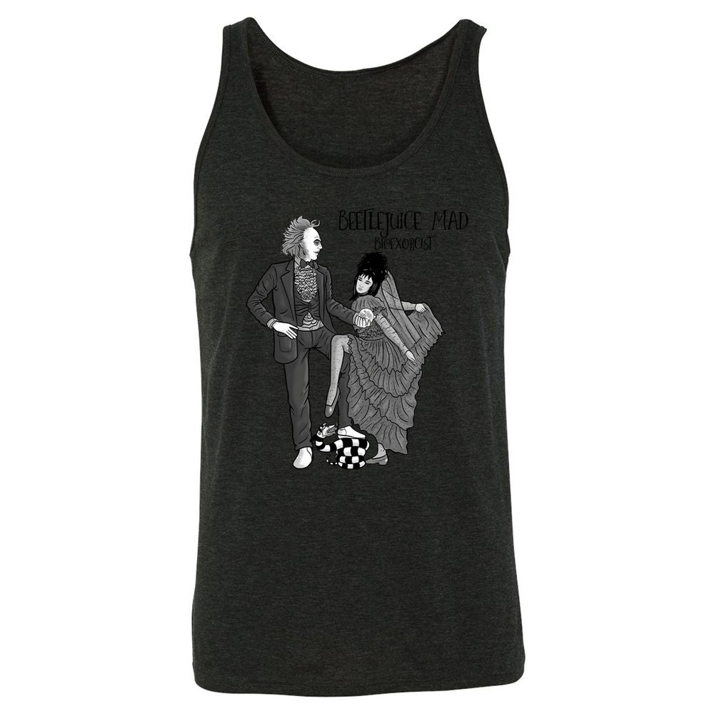Unisex Jersey Tank - 1P5RJSRH - Charcoal Black Triblend - 5