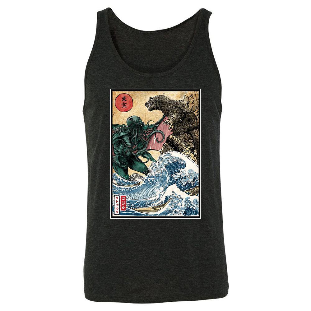 Unisex Jersey Tank - QFNDW9Z2 - Charcoal Black Triblend - 5