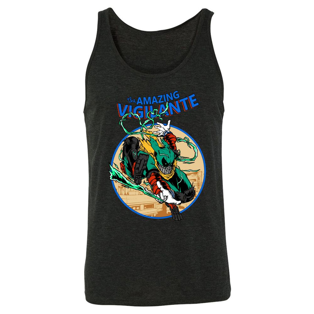Unisex Jersey Tank - GHHTMGNZ - Charcoal Black Triblend - 5