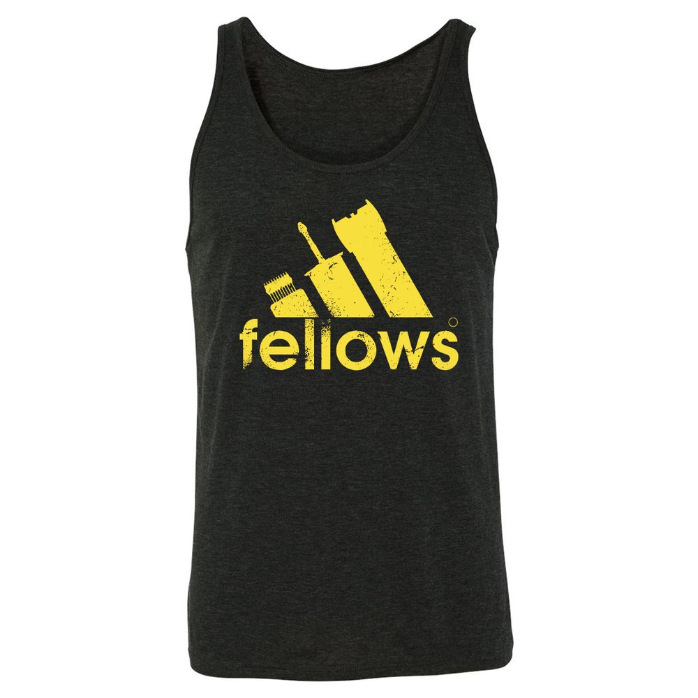 Unisex Jersey Tank - 473N7VG7 - Charcoal Black Triblend - 5