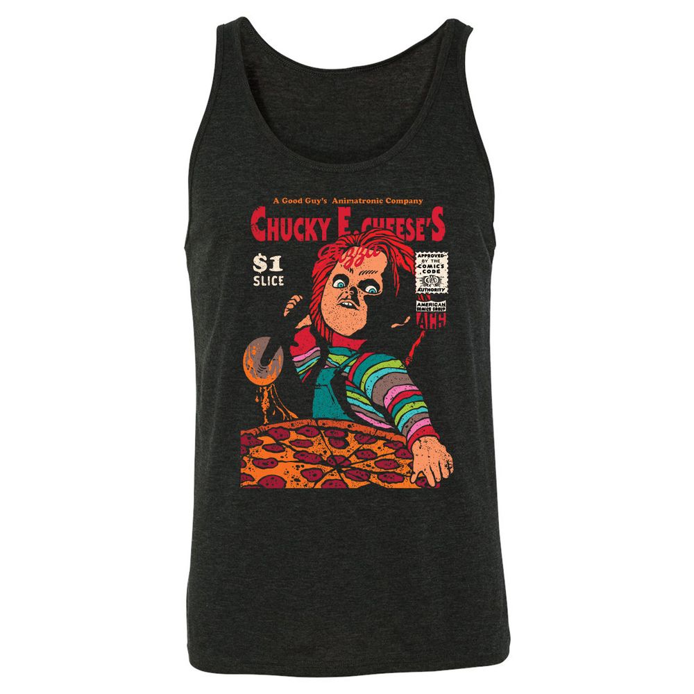 Unisex Jersey Tank - P9SGGFSW - Charcoal Black Triblend - 5