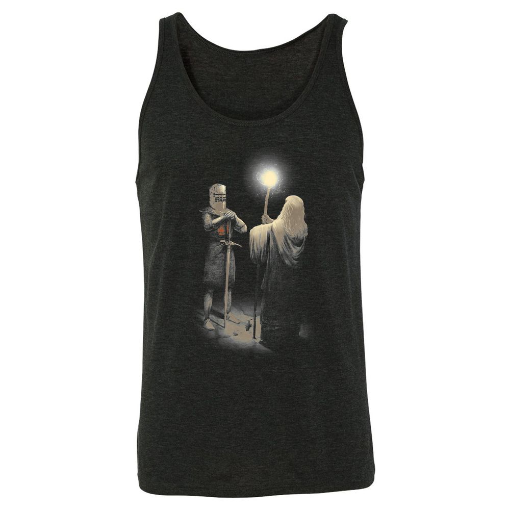 Unisex Jersey Tank - FM2QQGD5 - Charcoal Black Triblend - 5