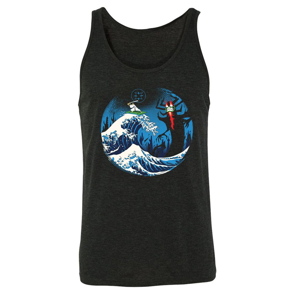 Unisex Jersey Tank - Q3N3YMNN - Charcoal Black Triblend - 5