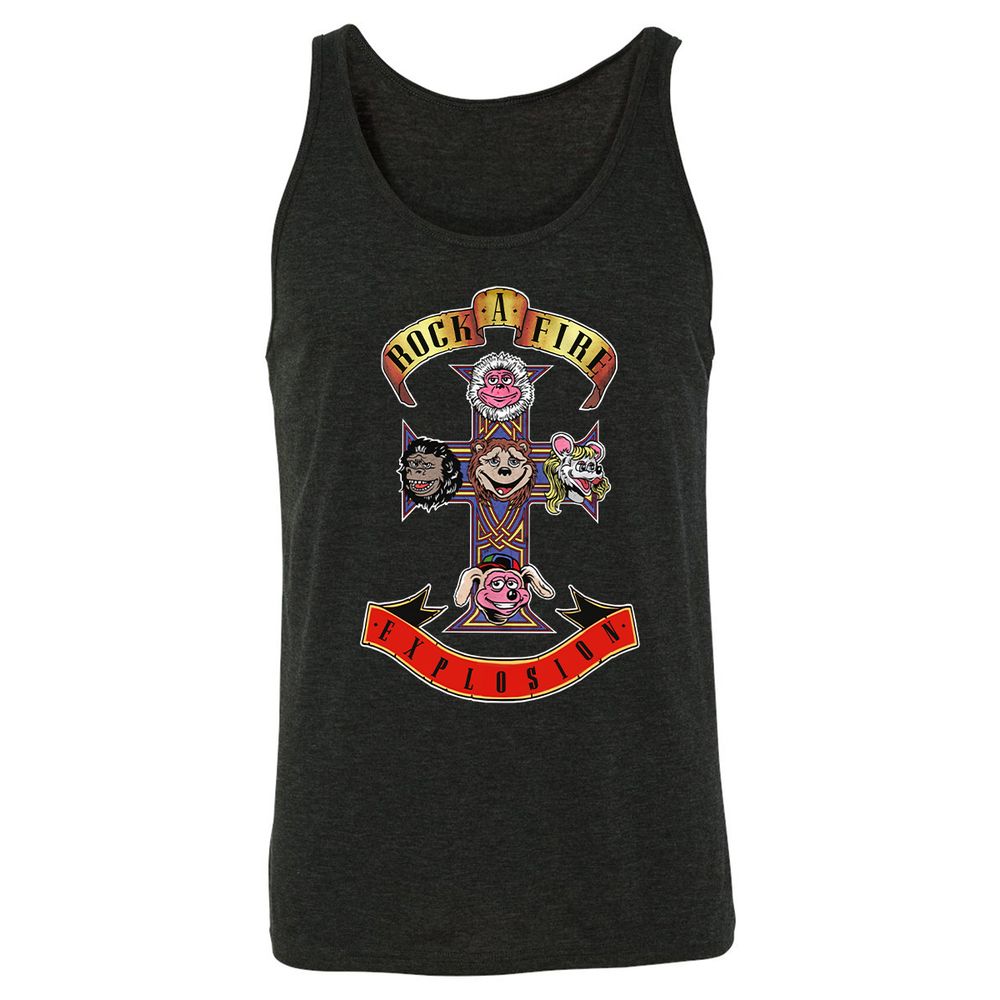 Unisex Jersey Tank - LN9A5ZFF - Charcoal Black Triblend - 5
