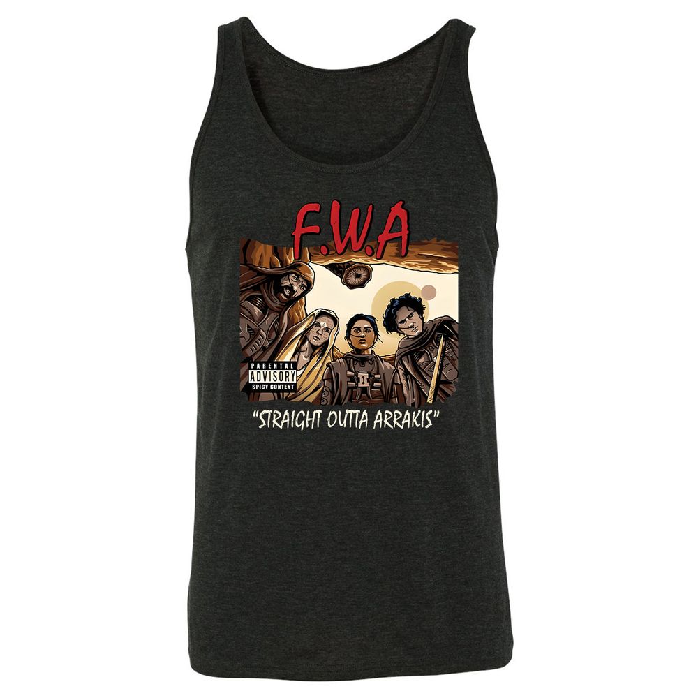 Unisex Jersey Tank - ZTXZQF6U - Charcoal Black Triblend - 5