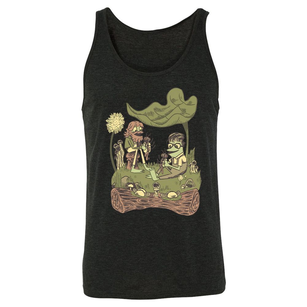 Unisex Jersey Tank - 33KZW8JB - Charcoal Black Triblend - 5