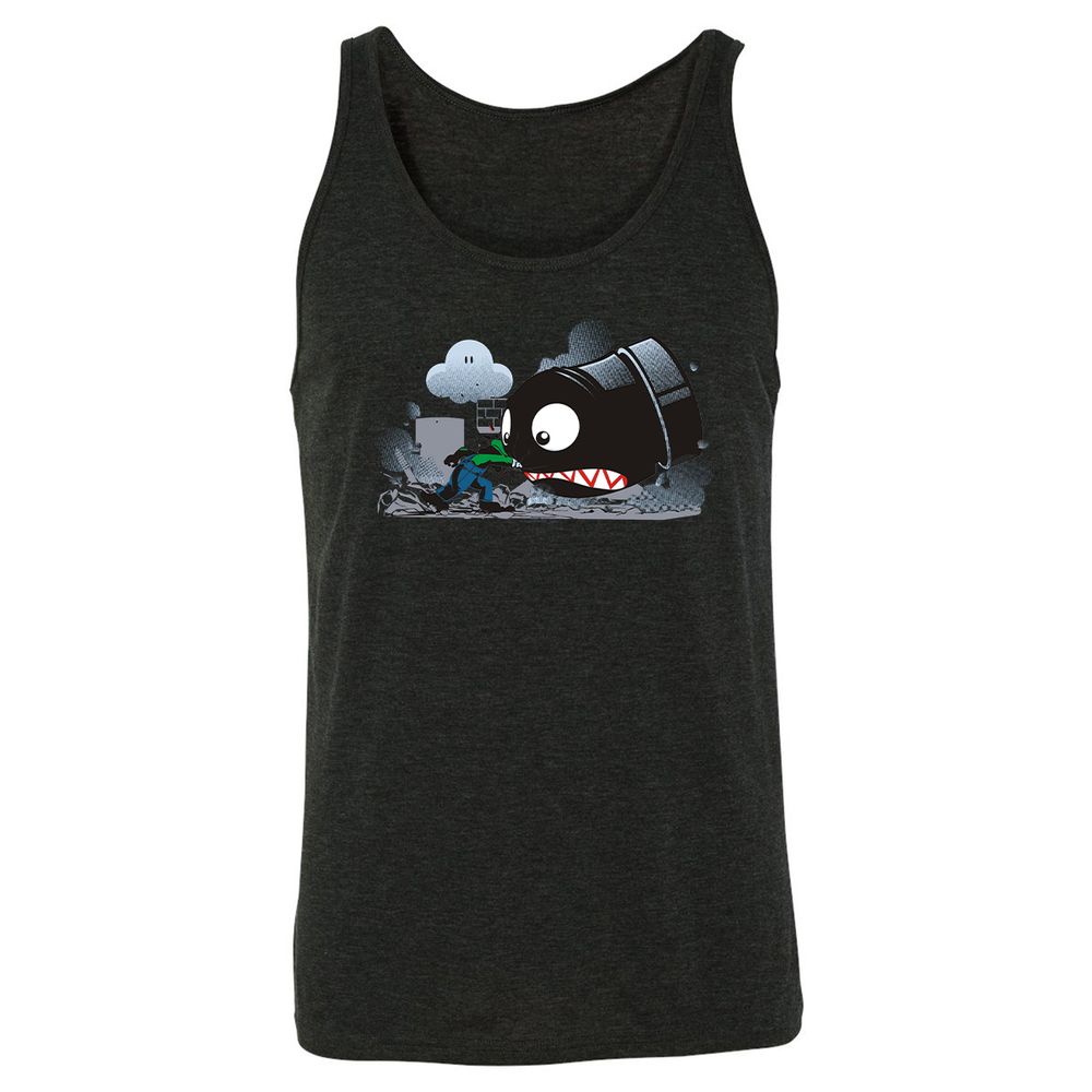 Unisex Jersey Tank - R5ANH9PR - Charcoal Black Triblend - 5