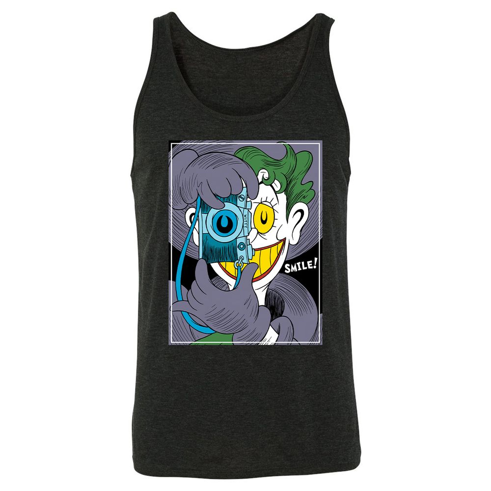 Unisex Jersey Tank - MP8QW7T1 - Charcoal Black Triblend - 5