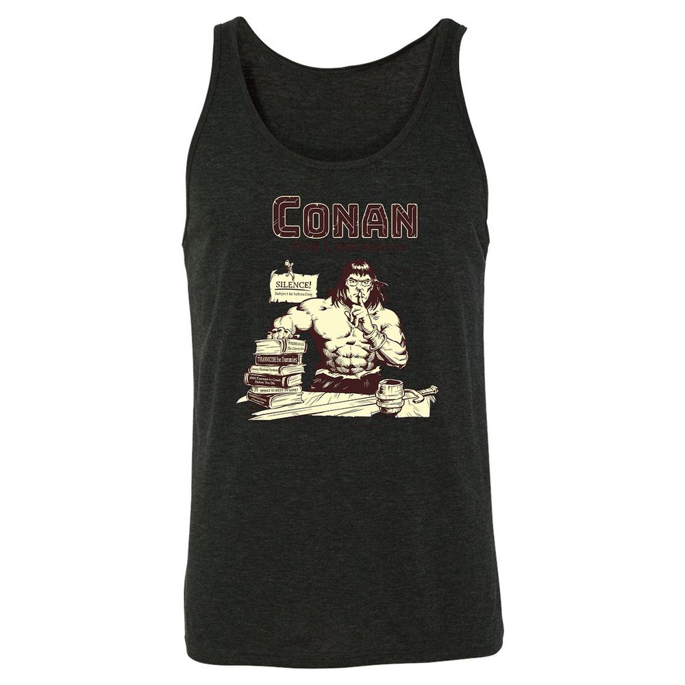 Unisex Jersey Tank - A61D9G3K - Charcoal Black Triblend - 5