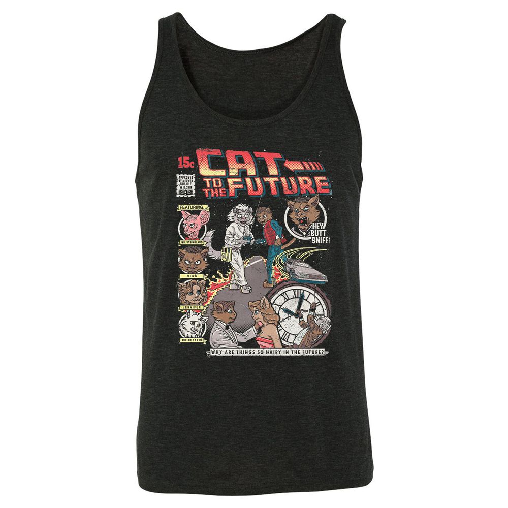 Unisex Jersey Tank - KKYF8MXY - Charcoal Black Triblend - 5