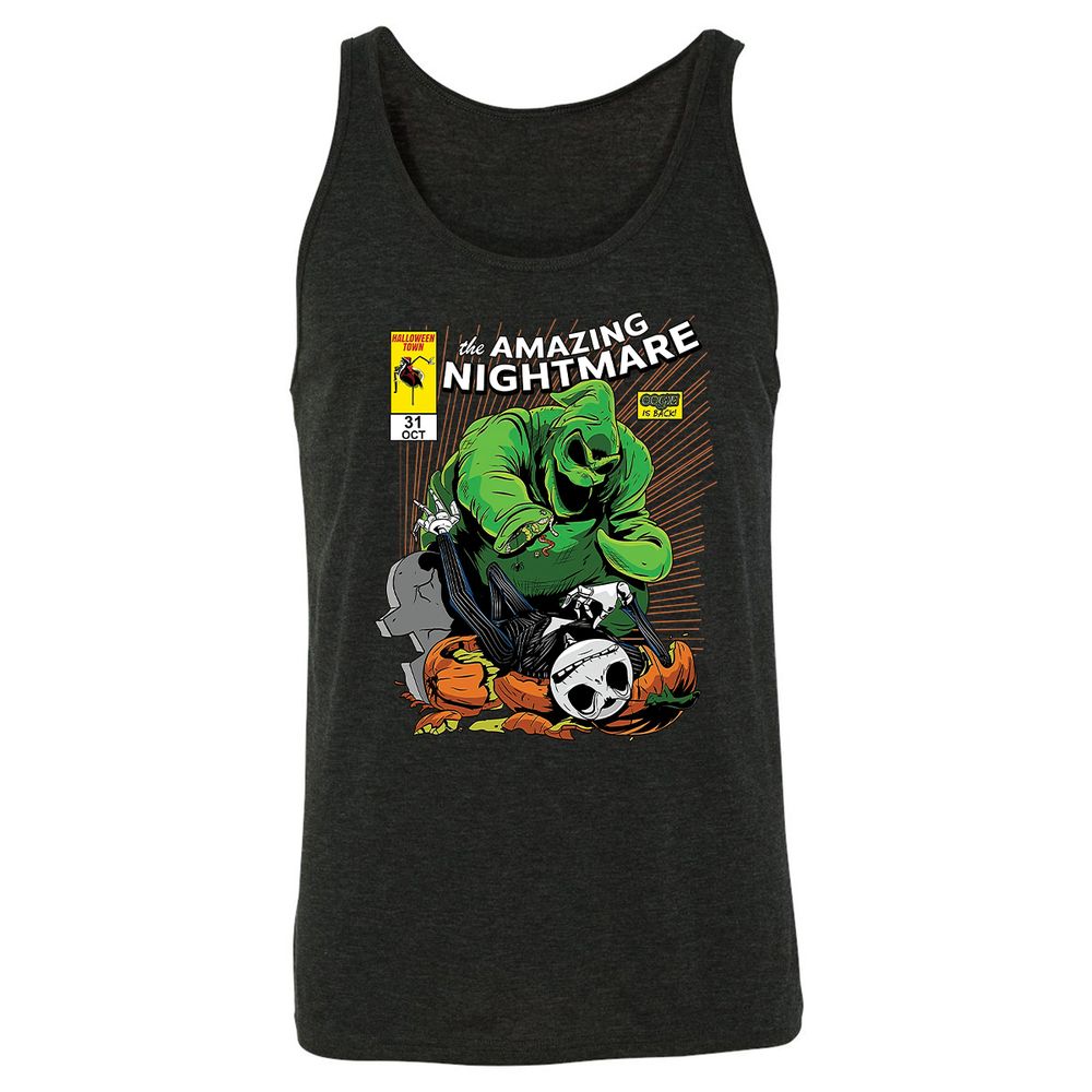 Unisex Jersey Tank - EKBRWRTV - Charcoal Black Triblend - 5