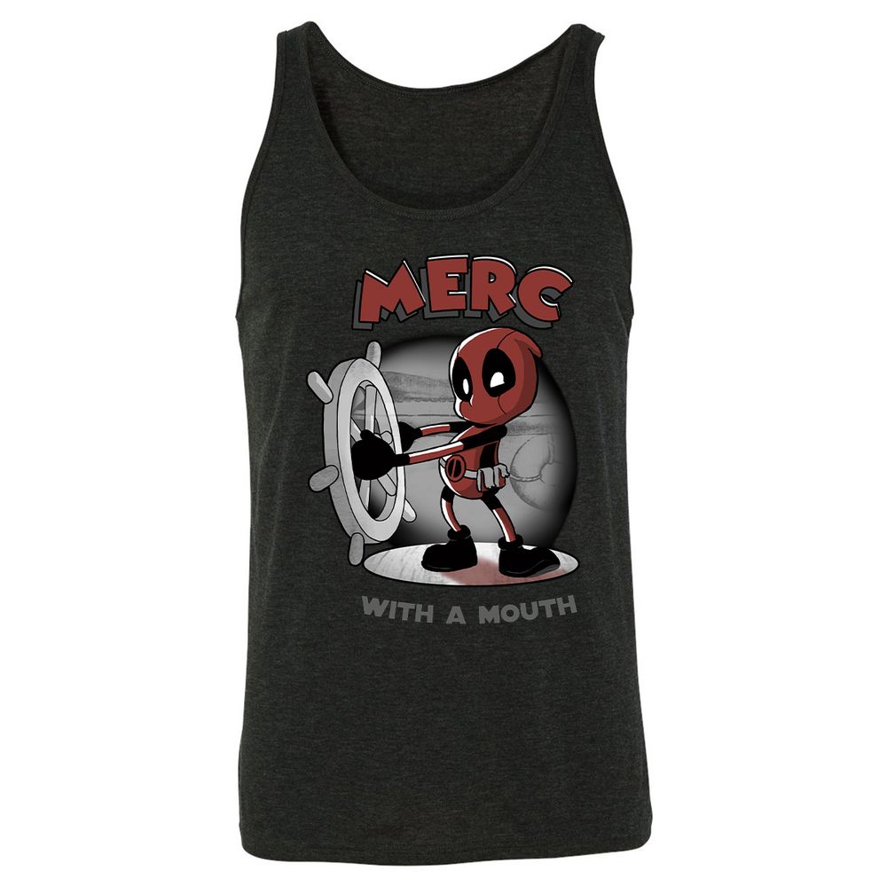 Unisex Jersey Tank - HZHGQYED - Charcoal Black Triblend - 5