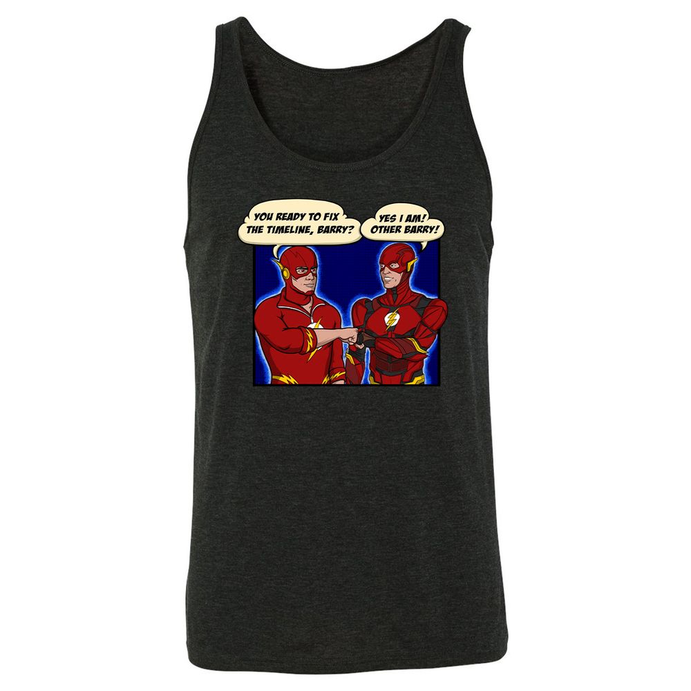 Unisex Jersey Tank - A7974TKY - Charcoal Black Triblend - 5