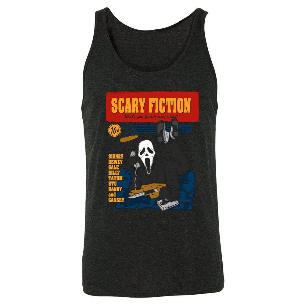 Unisex Jersey Tank - KVYMYXBL - Charcoal Black Triblend - 5