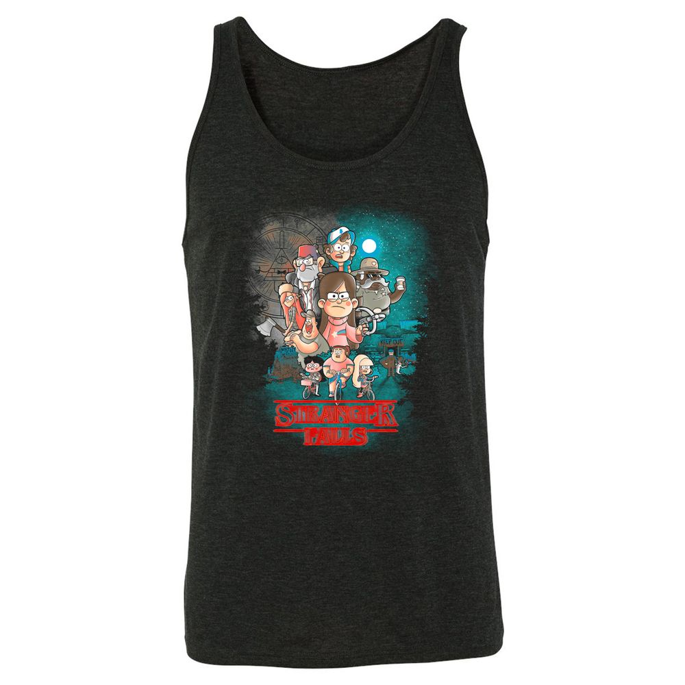 Unisex Jersey Tank - PSMQS35C - Charcoal Black Triblend - 5