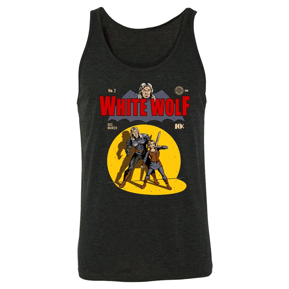 Unisex Jersey Tank - FQ6MSSBH - Charcoal Black Triblend - 5