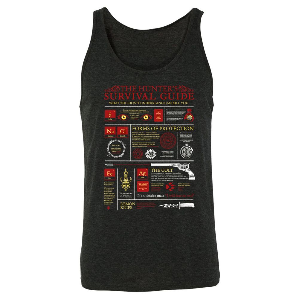 Unisex Jersey Tank - ZSTQVVV3 - Charcoal Black Triblend - 5