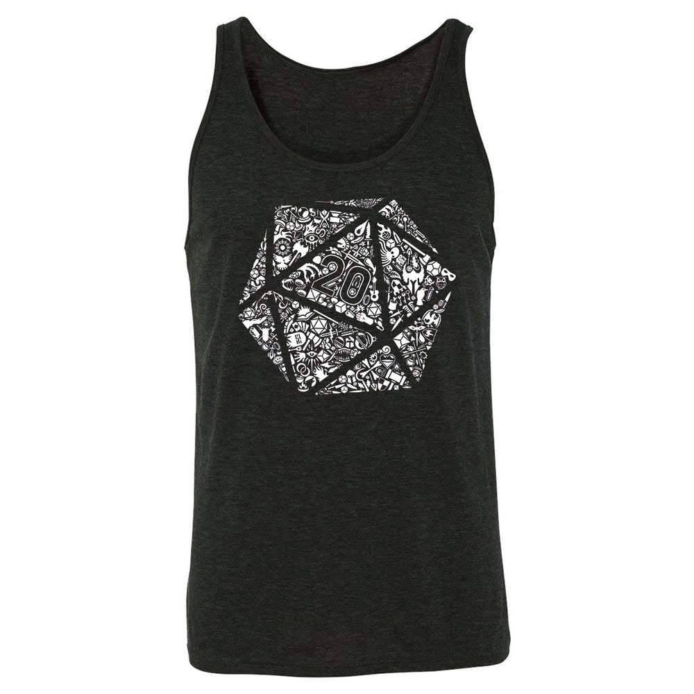 Unisex Jersey Tank - SCX7FN34 - Charcoal Black Triblend - 5