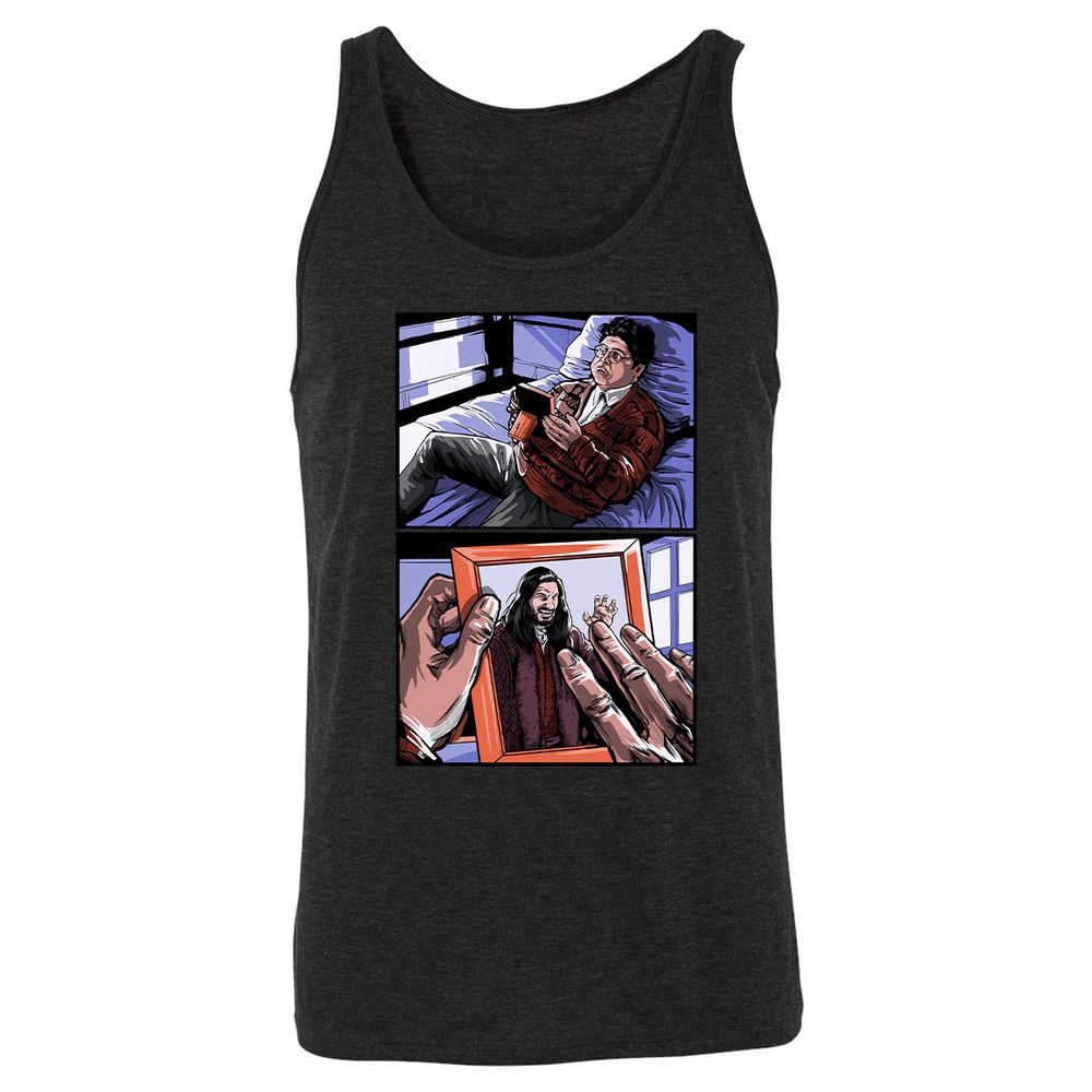Unisex Jersey Tank - 9MUZHV11 - Charcoal Black Triblend - 5